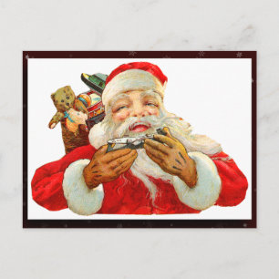 Vintage Santa Claus Image Postcard