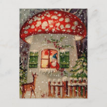 Mushroom Christmas Cards Zazzle 100 Satisfaction Guaranteed