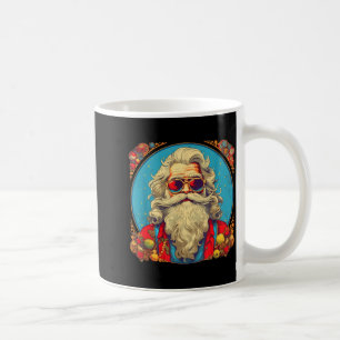 Vintage Santa Claus In Sungles Funny Christmas Rtr Coffee Mug