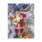 Vintage Santa Claus In The Snow