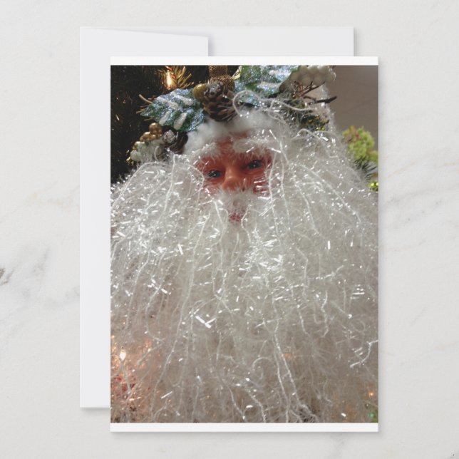 VINTAGE SANTA CLAUS INVITATION (Front)