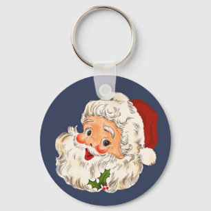 Vintage Santa Claus Keychain