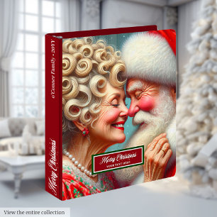 Vintage Santa Claus Memory Album Christmas Binder