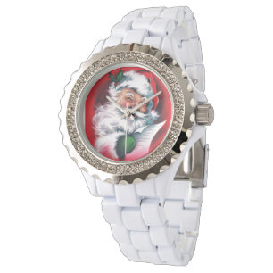 Vintage Santa Claus,Merry Xmas, happy Santa Claus, Watch