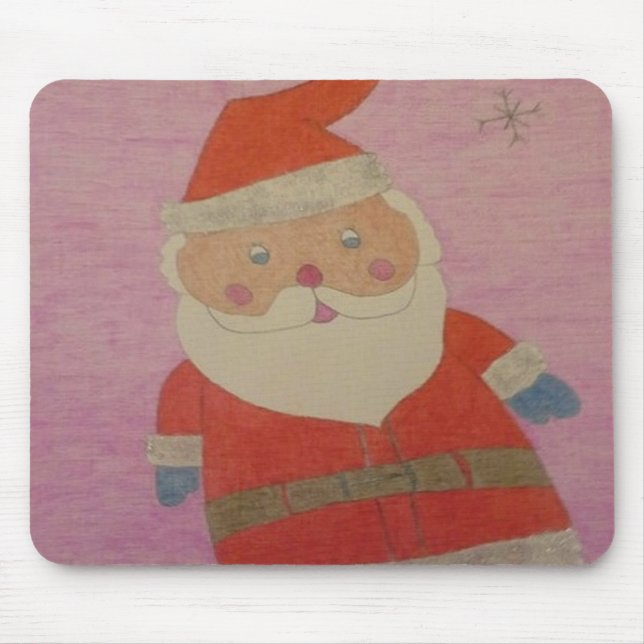 Vintage Santa Claus Mouse Pad (Front)