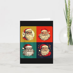 Vintage Santa Claus P Art - Retro Funny Christmas Card