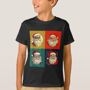 Vintage Santa Claus P Art - Retro Funny Christmas T-Shirt