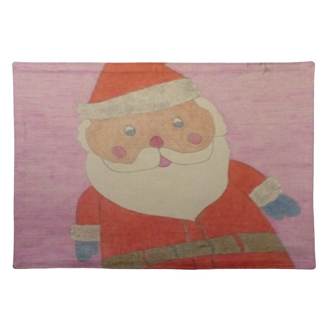 Vintage Santa Claus Placemat (Front)