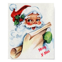 Vintage Santa Claus Poster