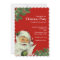 Vintage Santa Claus Red Christmas Invitations