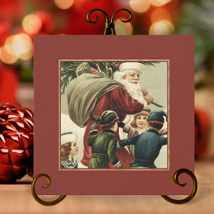 Vintage Santa Claus Retro Christmas Cards