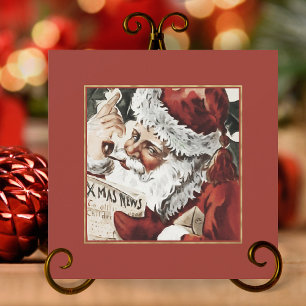Vintage Santa Claus Retro Christmas Cards