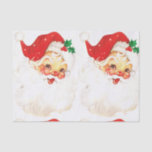 Vintage Santa Claus Retro Christmas Tissue Paper<br><div class="desc">Vintage Santa Claus Retro Christmas Tissue Paper</div>
