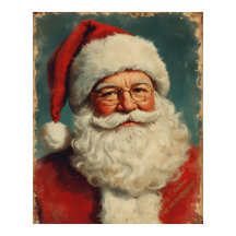 Vintage Santa Claus | Rustic Victorian Christmas