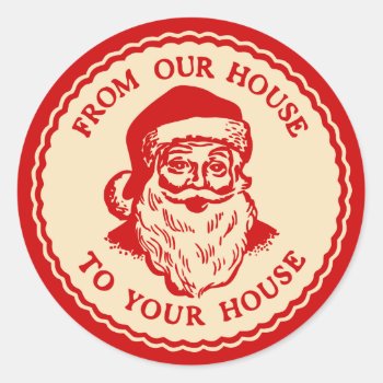 Vintage Santa Claus Stickers by christmas1900 at Zazzle