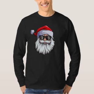 Vintage Santa Claus Sunglasses Xmas Christmas Part T-Shirt