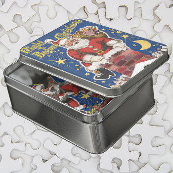 Vintage Santa Claus  Twas Night Before Christmas Jigsaw Puzzle by ChristmasCafe at Zazzle