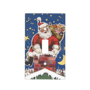 Vintage Santa Claus, Twas Night Before Christmas Light Switch Cover