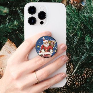 Vintage Santa Claus, Twas Night Before Christmas PopSocket