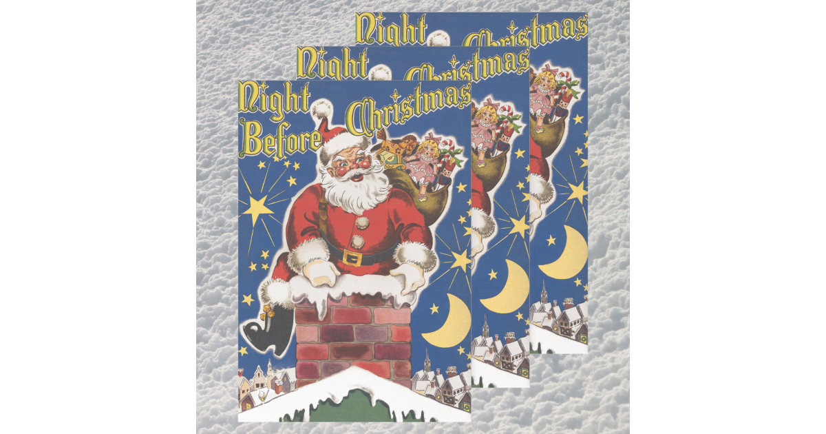 Black Santa Wrapping Paper Roll, Cute Santa Gift Wrap Roll, Modern Santa  Claus Wrapping Paper, St Nick Dark Wrapping Paper, Christmas Santa 