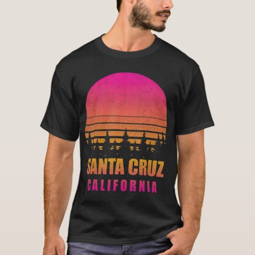 Vintage Santa Cruz California CA Retro 70s 80s T_Shirt