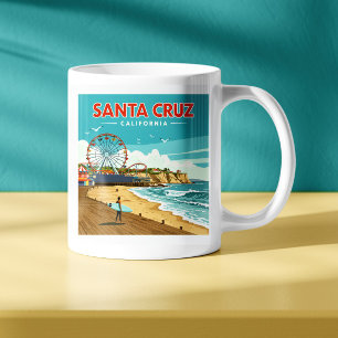 Vintage Santa Cruz California Coffee Mug