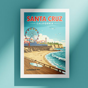 Vintage Santa Cruz California Postcard