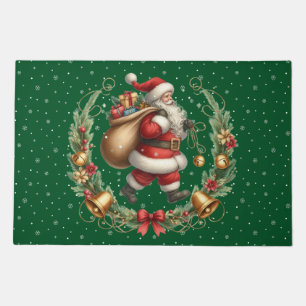 Vintage Santa Door Mat