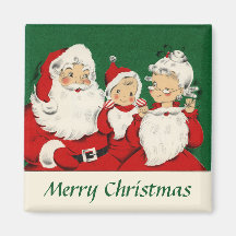 Vintage Santa Family