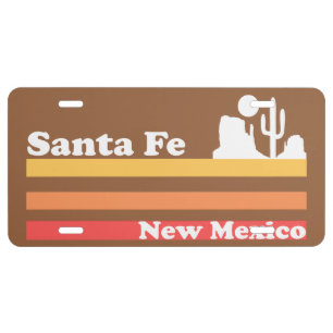 Vintage Santa Fe New Mexico License Plate