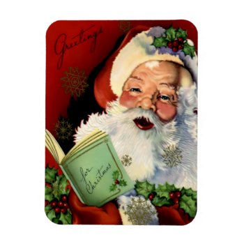 Vintage Santa Flex Magnet by Vintage_Gifts at Zazzle