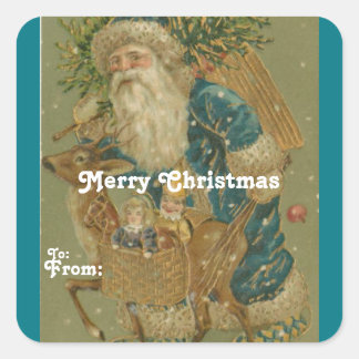 Vintage Santa Gift Tag