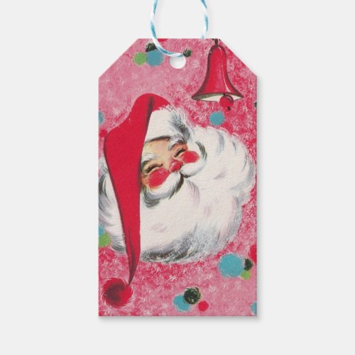 Vintage Santa  Gift Tags