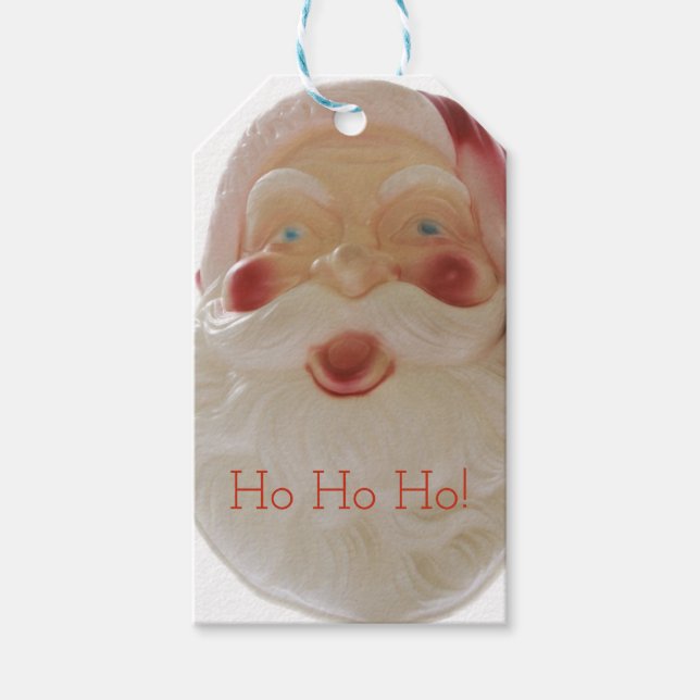 Vintage Santa head Gift Tags (Front)