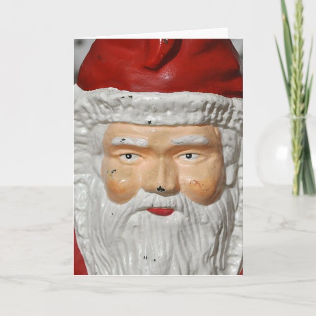 Vintage Santa Holiday Card (Front)