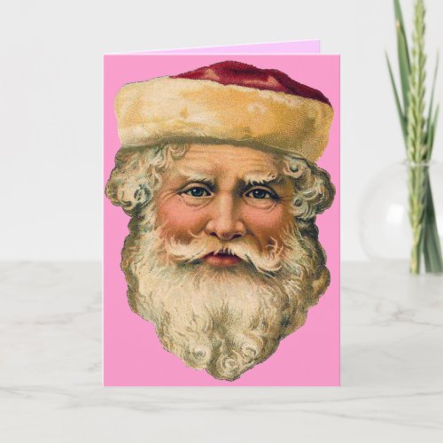 Vintage Santa Holiday Card