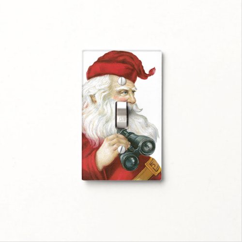 Vintage Santa Light Switch Cover