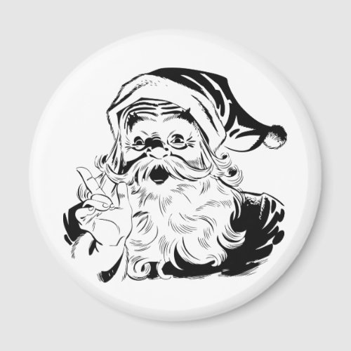 Vintage Santa Magnet