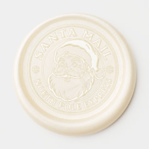 Vintage Santa Mail Christmas Wax Seal Sticker