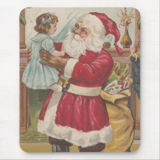 Vintage Santa Mouse Pad