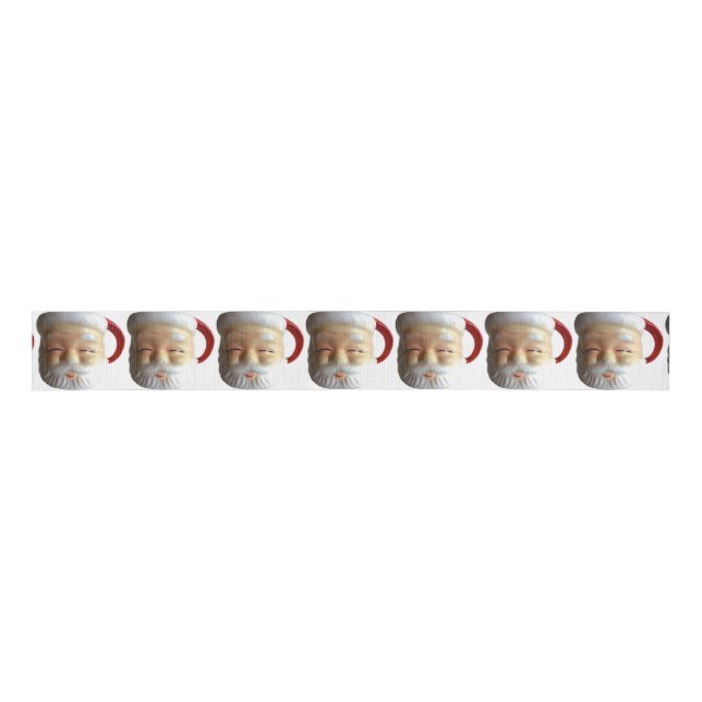 Vintage Santa Mug Ribbon (blinking) (Front)