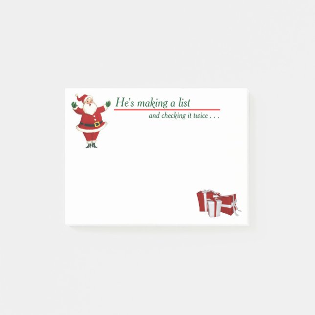 Vintage Santa Notes (Front)