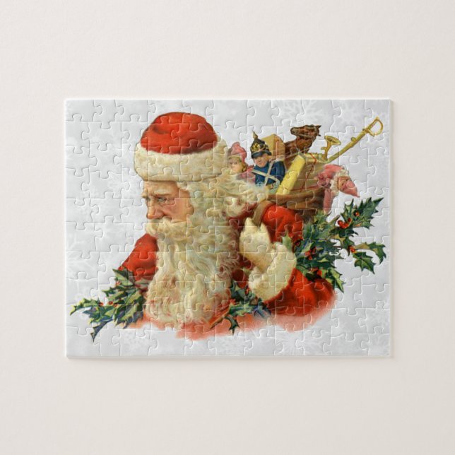 vintage santa or st nick jigsaw puzzle (Horizontal)
