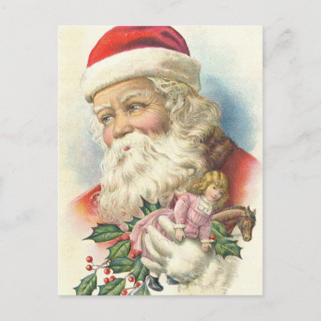 Vintage Santa Postcard (Front)