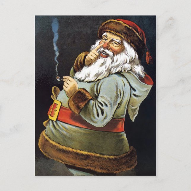 Vintage Santa Postcard (Front)