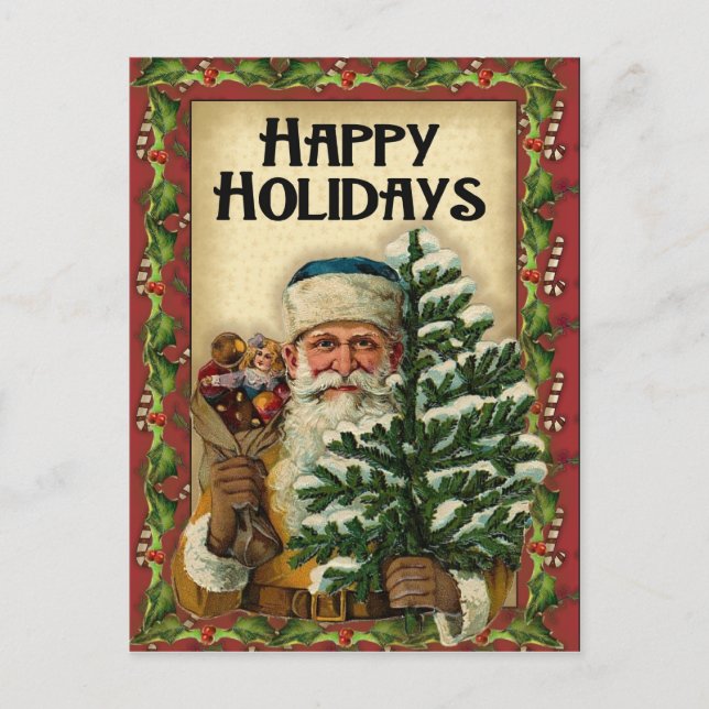 Vintage Santa: Postcards (Front)