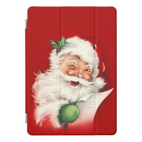 Vintage Santa Reworked iPad Pro Cover