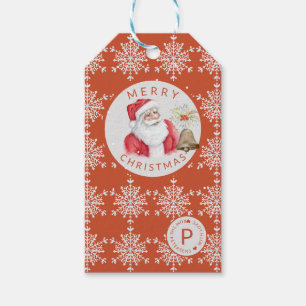 Vintage Santa rustic traditional Christmas Gift Tags
