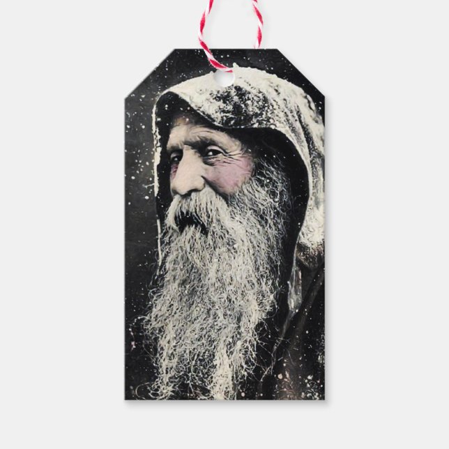 Vintage Santa Tag (Front)