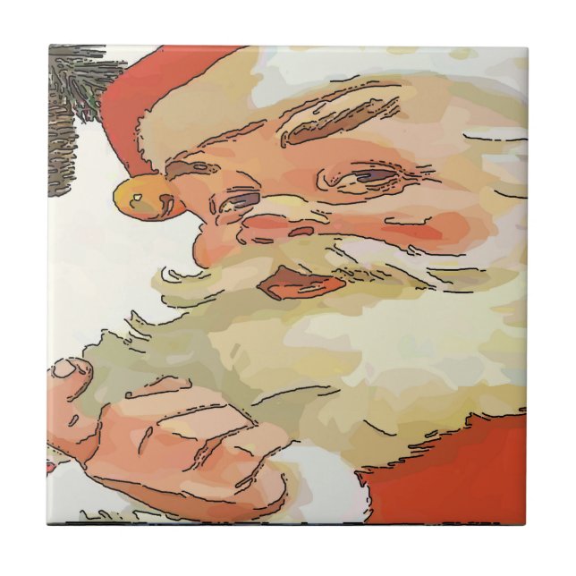 Vintage Santa Tiles (Front)